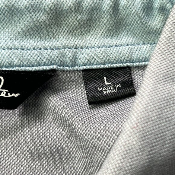 Travis Mathews Golf Polo Mens Large Gray Pullover Pima Cotton Blend - Picture 4 of 9